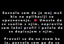 Saznala sam da je moj muž bio na aplikaciji za upoznavanje…”