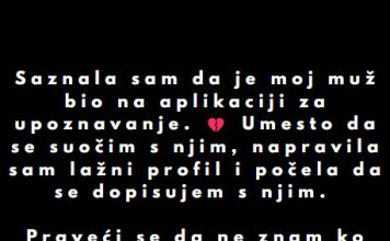 Saznala sam da je moj muž bio na aplikaciji za upoznavanje…”