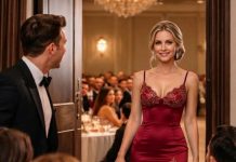 Moj muž je zapalio moju jedinu pristojnu haljinu kako ne bih mogla prisustvovati njegovoj promociji. Nazvao me je ‘sramotom’. Ali kada su se velika vrata balske dvorane otvorila, pojavila sam se na način koji nikada nije očekivao — i te noći njegov svijet se potpuno raspao.