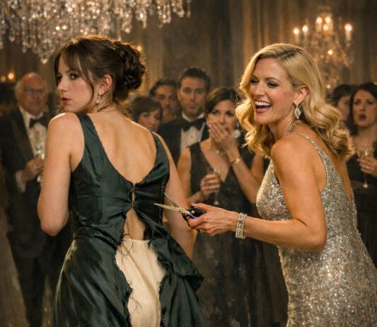 Poderala je moju haljinu kako bi me ponizila pred cijelom elitom — ali ono što nije očekivala bilo je da će taj čin srušiti njezinu savršenu reputaciju 🤫