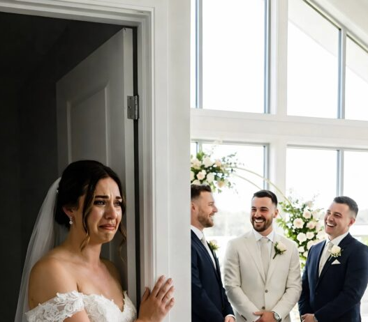 Nekoliko minuta prije nego što je šetala niz oltar, čula je razgovor budućeg muža s prijateljima i osjetila kako je svrbe stopala od onoga što je čula. 😱