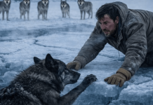 Jedan čovek je spasio trudnu vučicu koja je tonula u ledenu vodu, ali nije mogao ni da zamisli kakva će noćna mora ovaj čin dobrote postati za njega… 😱😲