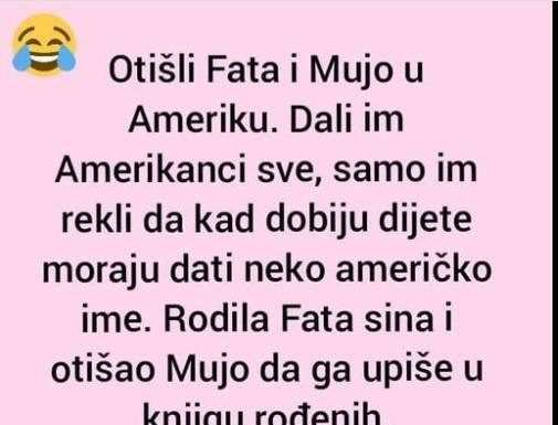 VIC DANA: Fata i Mujo u Americi