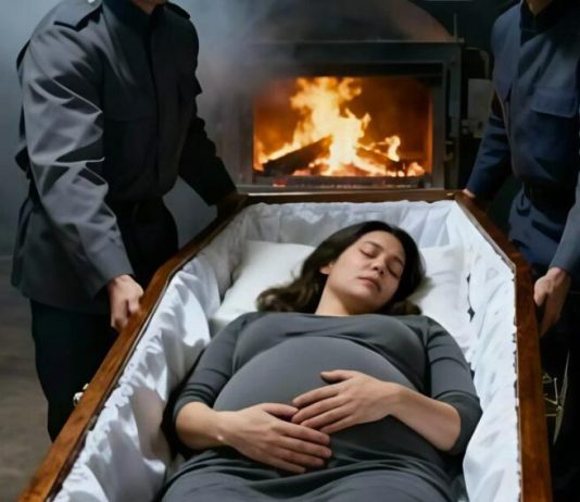 Kroz staklo krematorija primijetio je blagi potres trbuha svoje trudne supruge. Na trenutak je pomislio da je to samo iluzija boli, ali pokret se ponovio – jasno, očito. Ono što se zatim dogodilo šokiralo je sve.