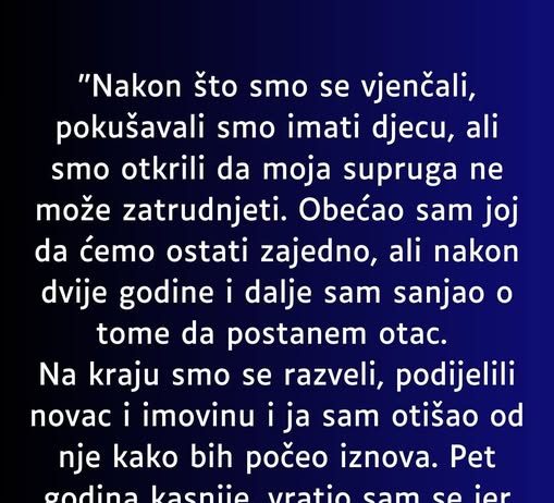 “Nakon što smo se vjenčali…”