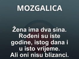 Zagonetka o dva sina: Moć pažljivog čitanja Kako je ovo moguće? Rješenje u komentaru