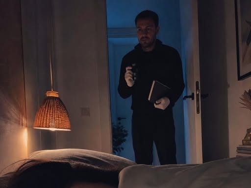 Muž mi je svake večeri davao tabletu „da mi pomogne da bolje spavam“. Jednom sam se pravila da je uzimam i ležala nepomično, tiho promatrajući sve. U 2:47, ušao je u sobu noseći rukavice, kameru i crnu bilježnicu i šapnuo nešto što nikada nisam smjela čuti.