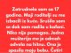 Zatrudnela sam sa 17 godina. Moji roditelji su me izbacili iz kuće…