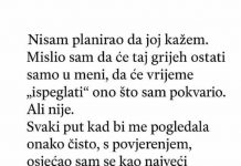 “Priznao SAM ženi da SAM je prevario — Ali njen odgovor me slomio.”