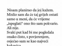 “Priznao SAM ženi da SAM je prevario — Ali njen odgovor me slomio.”