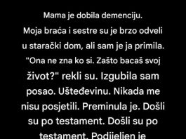 Tiho nestajanje: priča o majci, pamćenju i ljubavi…..
