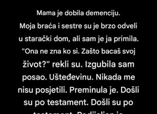 Tiho nestajanje: priča o majci, pamćenju i ljubavi…..