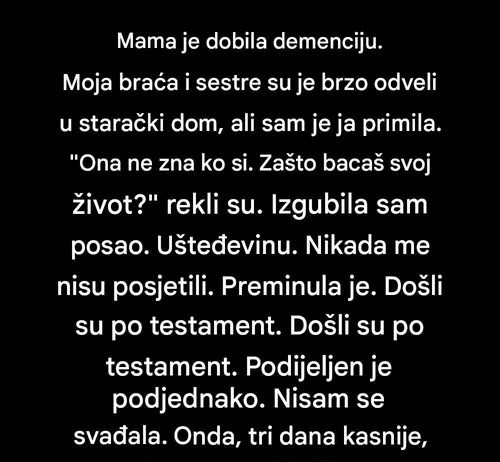 Tiho nestajanje: priča o majci, pamćenju i ljubavi…..