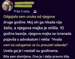 Odvela je mog unuka iako sam ga ja odgajila — godinama kasnije vratio se kao potpuno drugačija osoba…