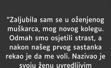 “Zaljubila sam se u oženjenog muškarca…”