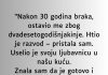 Nakon 30 godina braka, ostavio me zbog dvadesetogodišnjakinje …