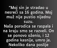 “Moj sin je stradao u nesreći sa 16 godina…”