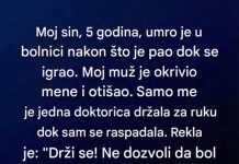 “Moj sin, 5 godina, umro je u bolnici nakon što je…”