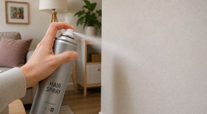 Poprskajte zid lakom za kosu i rešite se noćne more: Oduševićete se kako dobar efekat se postiže