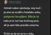 Odmah nakon venćanja…