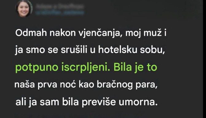 Odmah nakon venćanja…