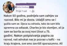 Nakon 50 godina podnjela sam zahtjev za razvod….