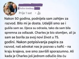 Nakon 50 godina podnjela sam zahtjev za razvod….