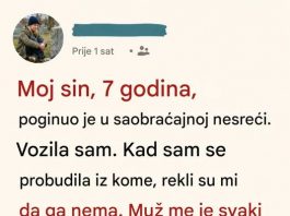 Moj sin 7 godina poginuo je u saobraćajnoj nesreći…Vozila sam…