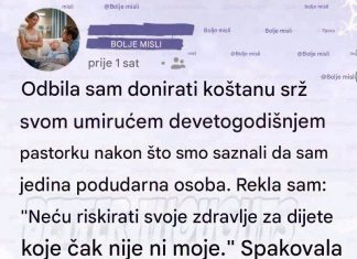 Odbila sam dati kostanu srz svom pastorku