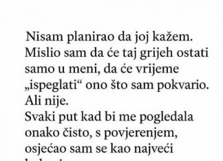 “Priznao SAM ženi da SAM je prevario — Ali njen odgovor me slomio.”