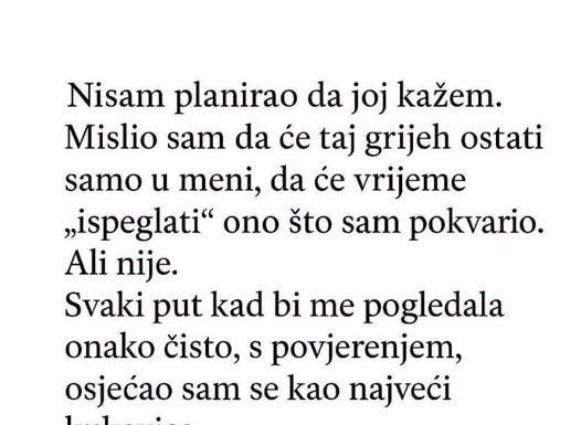 “Priznao SAM ženi da SAM je prevario — Ali njen odgovor me slomio.”