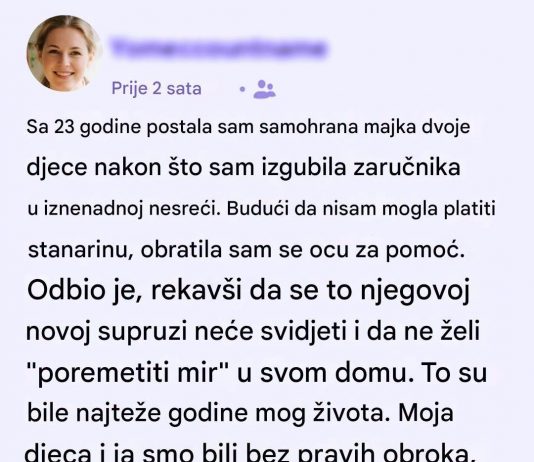 Sa 23 godine postala sam samohrana majka…