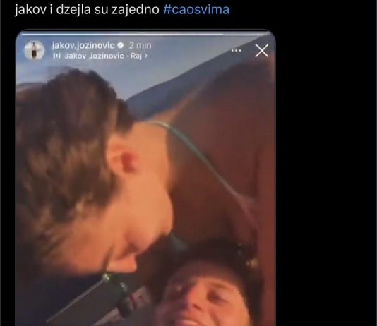 JAKOV JOZINOVIĆ I DŽEJLA RAMOVIĆ U VEZI! Osvanuli intimni trenuci s jahte: Ljube se dok uživaju u plovidbi (FOTO/VIDEO)
