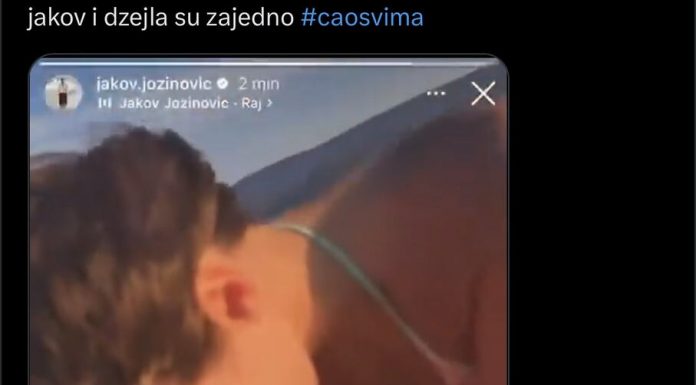 JAKOV JOZINOVIĆ I DŽEJLA RAMOVIĆ U VEZI! Osvanuli intimni trenuci s jahte: Ljube se dok uživaju u plovidbi (FOTO/VIDEO)