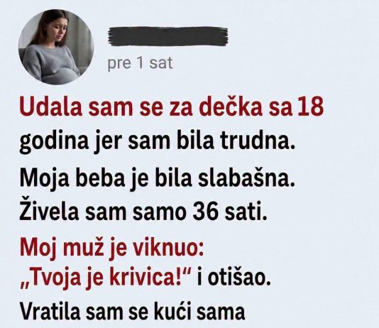 Udala se sa 18 zbog trudnoće, a onda doživjela najveći gubitak: Podršku je dobila od potpunog stranca