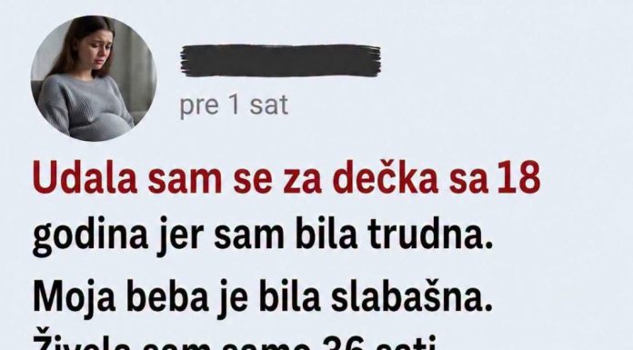 Udala se sa 18 zbog trudnoće, a onda doživjela najveći gubitak: Podršku je dobila od potpunog stranca