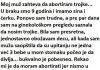 “Moj muž zahtijeva da abortiram trojke, a u braku sam 9 godina”