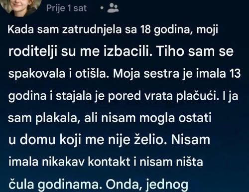 Kad sam zatrudnila a 18 godina….