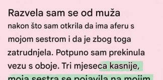Mrzela sam svoju sestru jer mi je uništila brak… Sve do noći kada je izgubila bebu