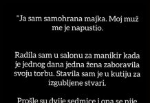 “Ja sam samohrana majka…”
