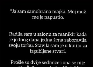 “Ja sam samohrana majka…”