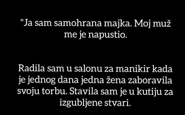 “Ja sam samohrana majka…”