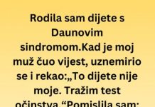Rodila sam djete sa Daunovim sindromom
