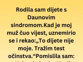 Rodila sam djete sa Daunovim sindromom