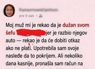 Muž je rekao da duguje novac šefu i molio me da mu pomognem, a onda sam pronašla račun koji mi je otkrio strašnu istinu…