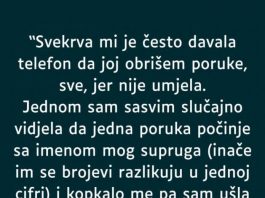Svekrva mi je često davala telefon da joj obrišem poruke, a onda sam slučajno vidjela jednu koja mi je promijenila pogled na cijelu porodicu….