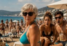 Moj zet se rugao mom bikiniju pred cijelom plažom — ali kad sam se okrenula, poruka na mojim leđima razotkrila je njegovu ljubavnicu i razbila sve laži koje je rekao mojoj kćeri