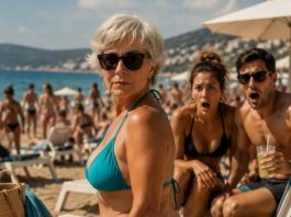 Moj zet se rugao mom bikiniju pred cijelom plažom — ali kad sam se okrenula, poruka na mojim leđima razotkrila je njegovu ljubavnicu i razbila sve laži koje je rekao mojoj kćeri