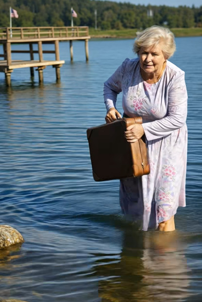 Slučajno sam vidjela kako moja snaha baca stari smeđi kofer u duboko jezero; činilo mi se vrlo čudno, a kada sam izvukla kofer iz vode, bila sam užasnuta onim što je unutra. - featured image Slučajno sam vidjela kako moja snaha baca stari smeđi kofer u duboko jezero; činilo mi se vrlo čudno, a kada sam izvukla kofer iz vode, bila sam užasnuta onim što je unutra. - featured image