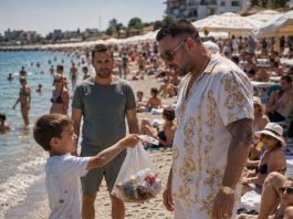Osmogodišnji dječak potrčao je za muškarcem koji je ostavio smeće na plaži. Kada mu je pružio vreću, svi oko njih ostali su bez riječi…